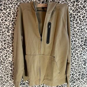 Zella Women's tan Zip-Up Hoodie